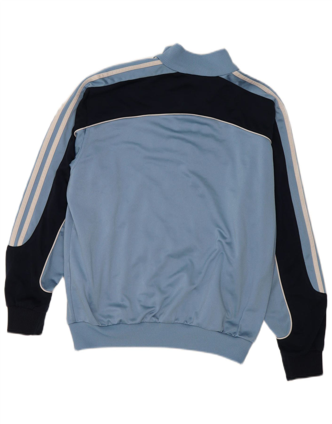 Jachetă de trening pentru băieți Adidas 15-16 ani, albastru, poliester