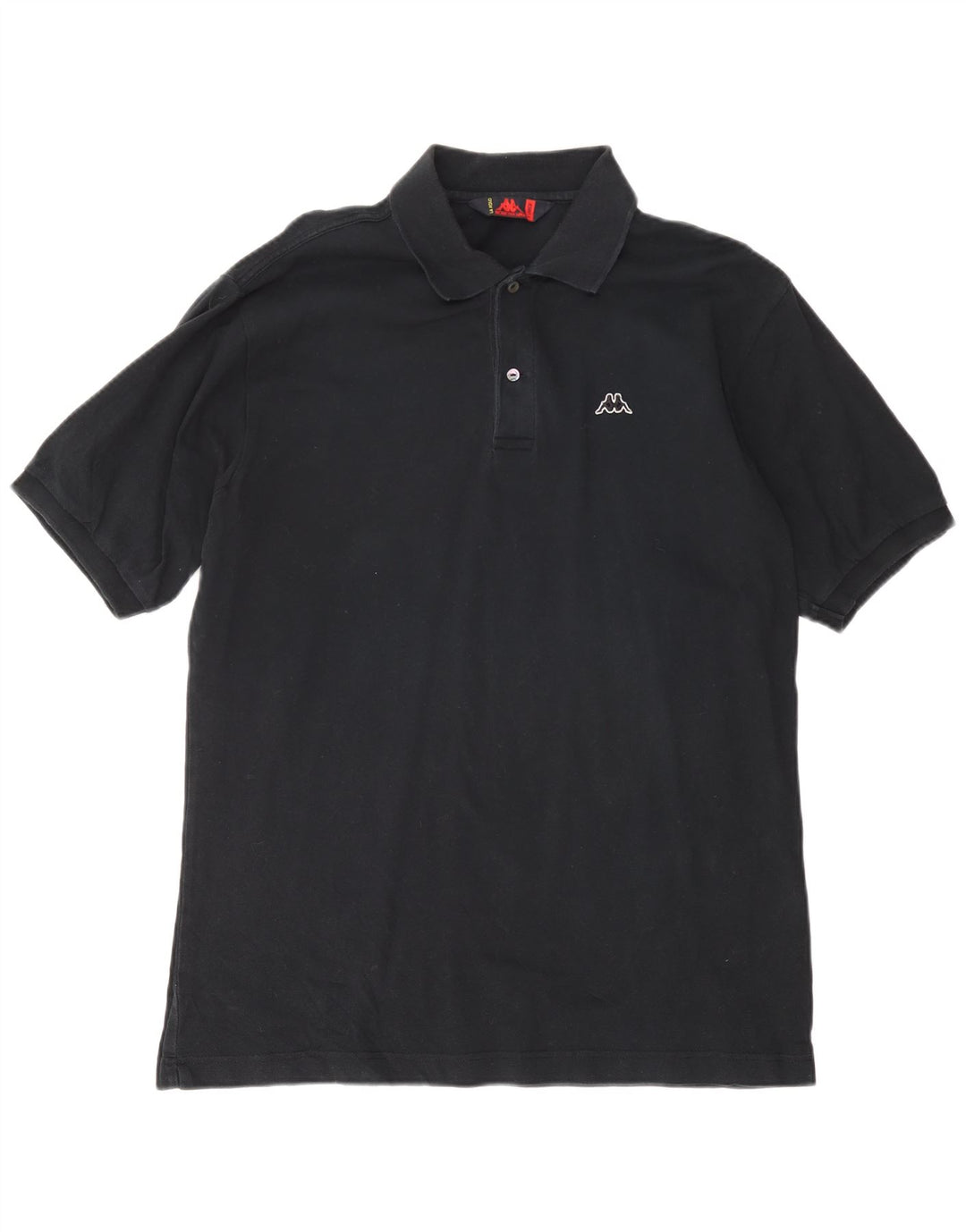 Cămașă polo pentru bărbați KAPPA XL bumbac negru