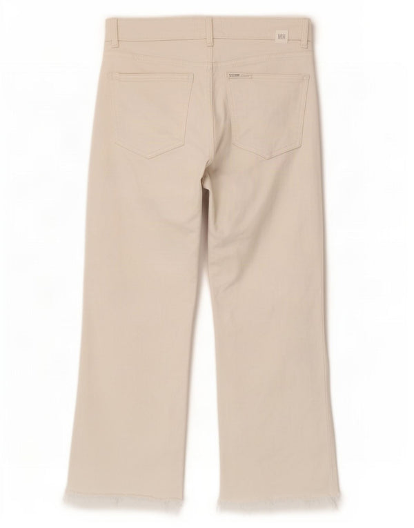 Blugi tăiați pentru femei Zara EU 40 Medium W30 L23 Alb