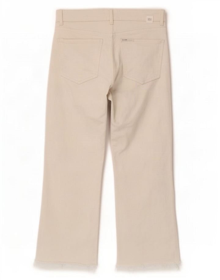 Blugi tăiați pentru femei Zara EU 40 Medium W30 L23 Alb
