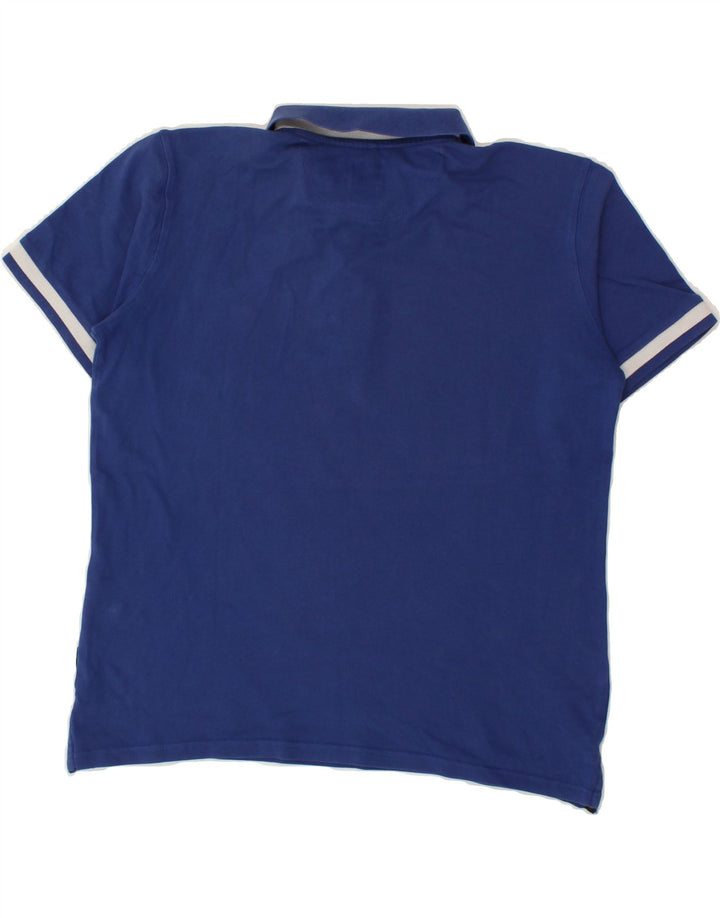 CARRERA Mens Polo Shirt Medium Navy Blue Cotton Vintage Carrera and Second-Hand Carrera from Messina Hembry 