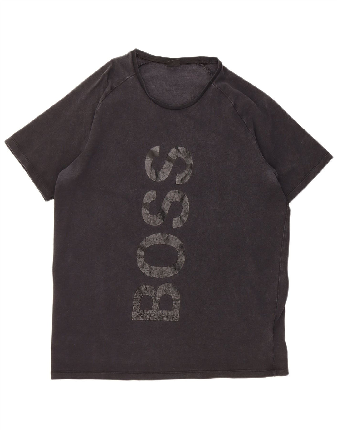 Tricou grafic pentru bărbați Hugo Boss Top mare Lyocell negru
