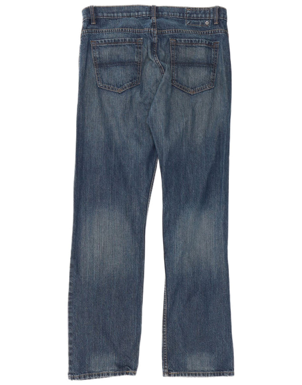 Blugi drepti pentru bărbați Marks & Spencer Blue Harbour W36 L33 Bumbac albastru