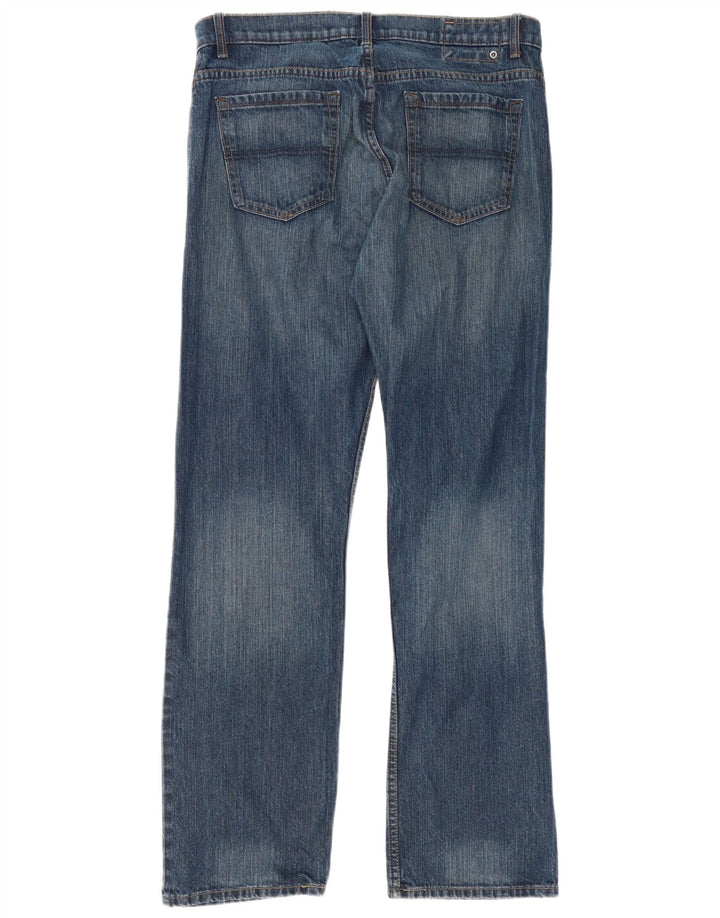 Blugi drepti pentru bărbați Marks & Spencer Blue Harbour W36 L33 Bumbac albastru