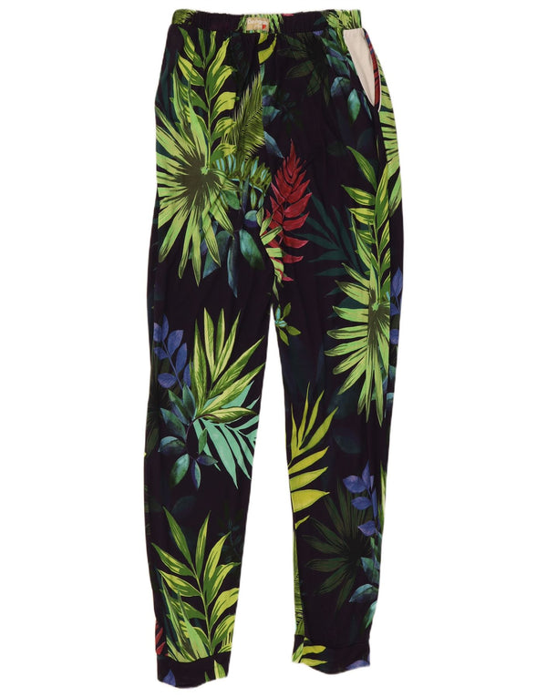 Desigual Pantaloni de trening pentru femei Joggeri UK 8 Mici Multicolori Floral