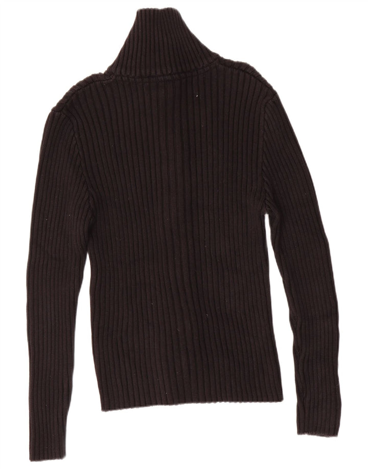 Pulover cardigan pentru femei Sasch UK 16 mare, negru, bumbac