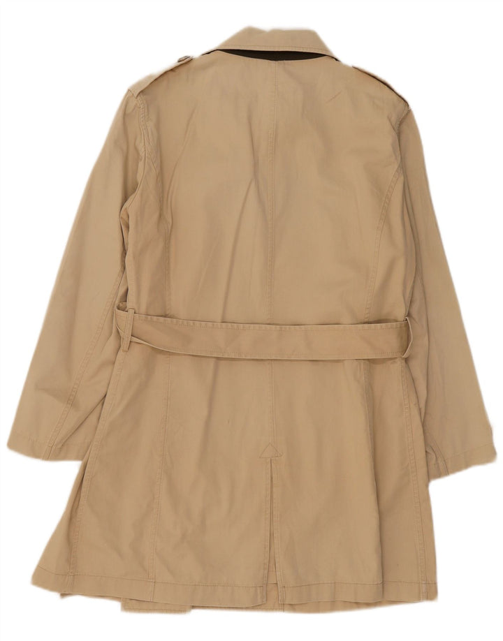 Trench pentru femei Fred Perry UK 18 XL bumbac bej