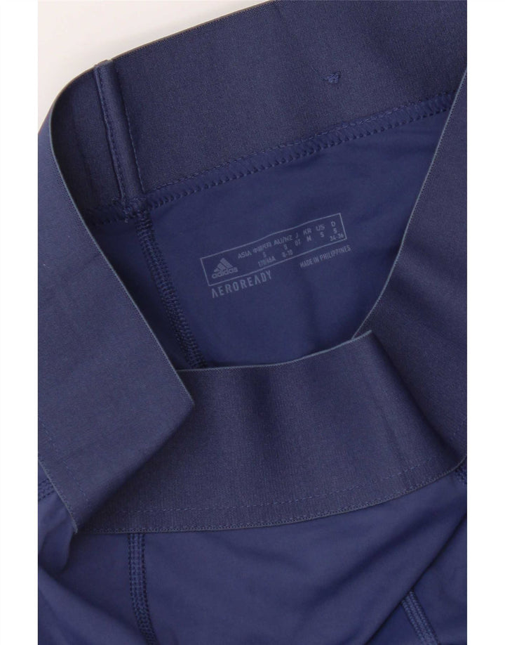 Leggings pentru femei Adidas UK 8/10 Small Bleumarin