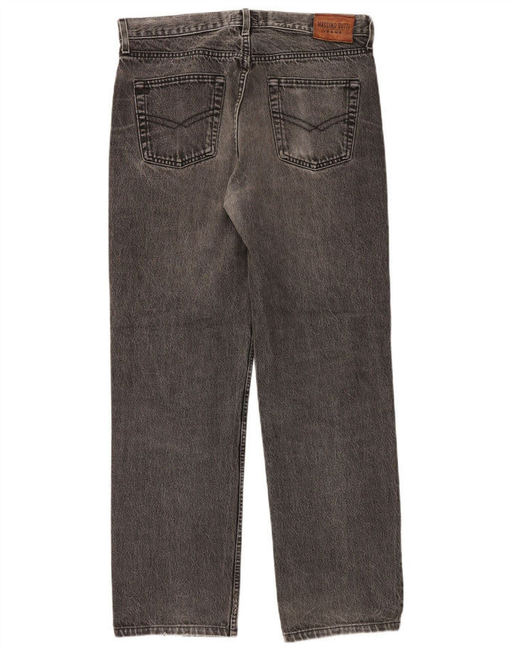Blugi drepți Massimo Dutti pentru bărbați EU 44 Large W34 L30 Gri