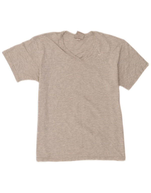 Tricou pentru femei Nike Top US 12/14 mare, gri bumbac cu pete