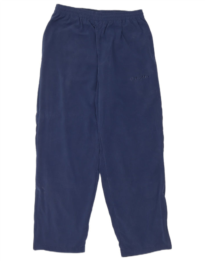Pantaloni de trening pentru femei Lotto UK 14, mari, bleumarin, poliester