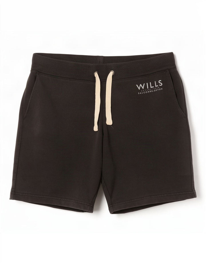 Pantaloni scurti sport Jack Wills pentru bărbați, bumbac negru mic
