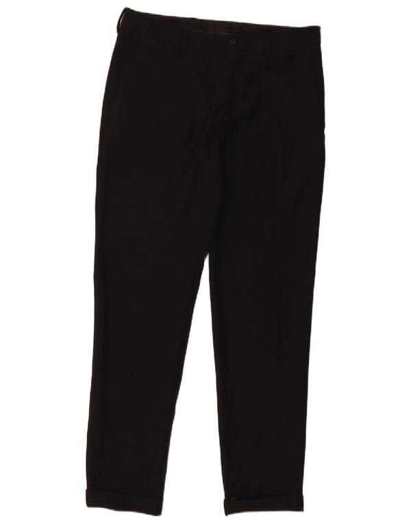 Pantaloni capri drepti pentru bărbați Zara EU 38 Mici L30 L20 Negri