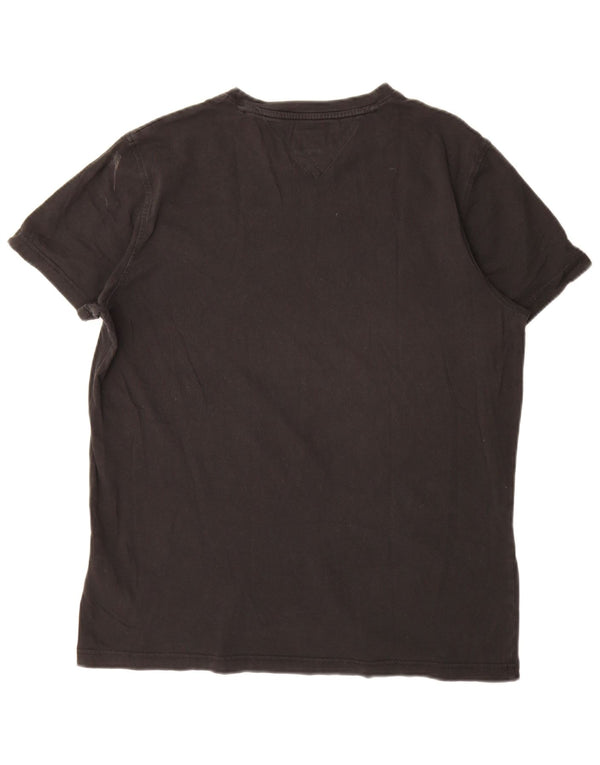 Tommy Hilfiger Womens T-Shirt Top UK 18 XL Black