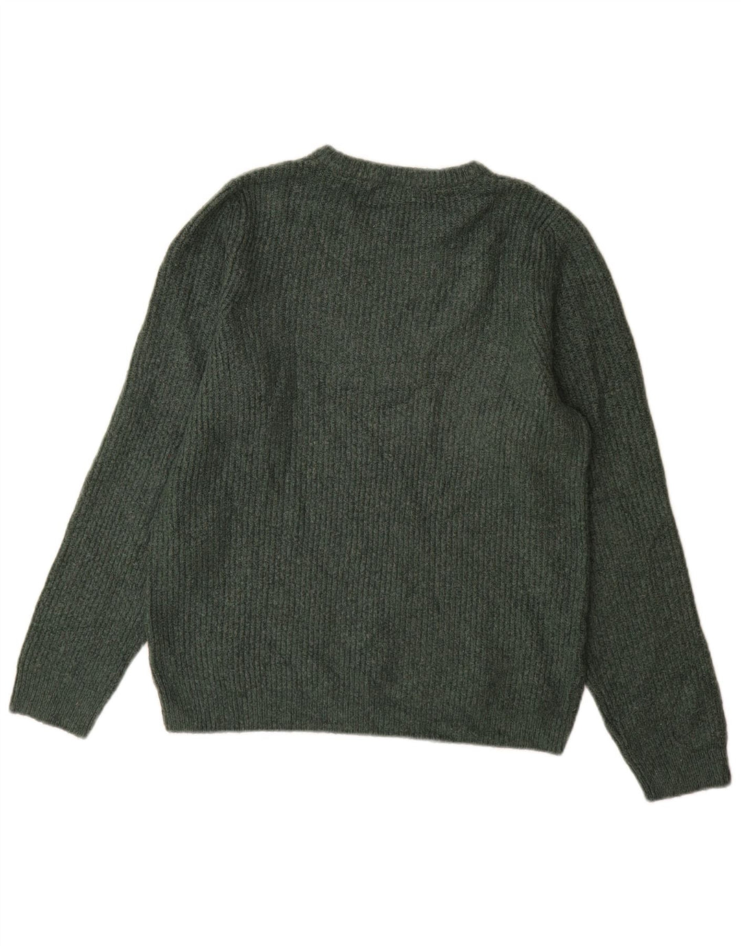 Pulover pentru bărbați Marks & Spencer, cu gât crew, verde mediu acrilic