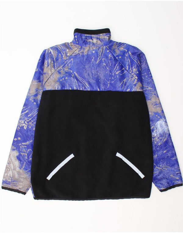 Trening pentru bărbați Vintage Top Jachetă XL Albastru Floral Poliester