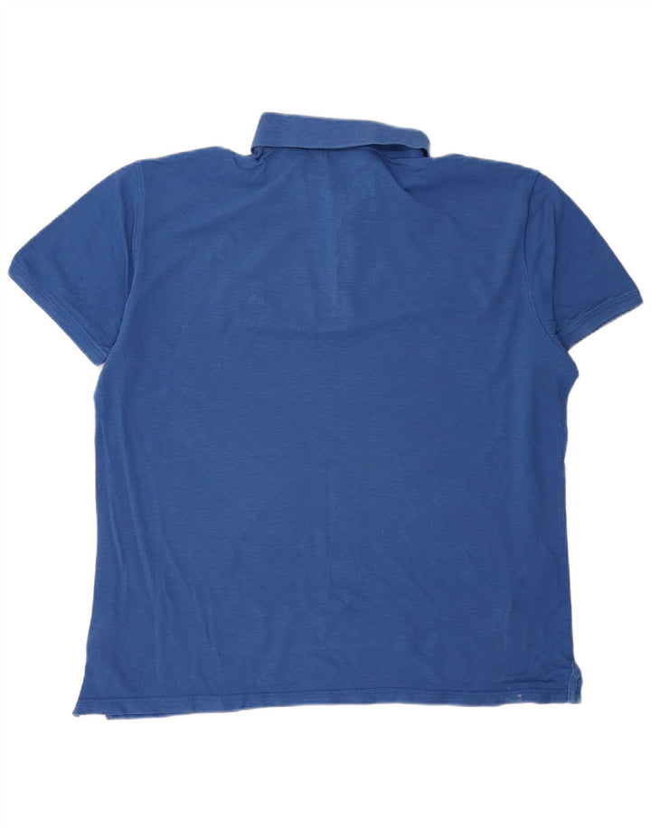 Tricou Polo Geographic NAPAPIJRI 2XL Bumbac Albastru