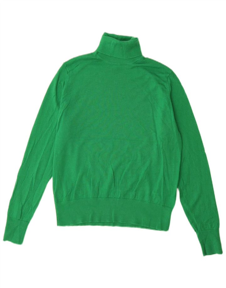 Marks & Spencer Pulover cu gât rulat pentru femei UK 14 Large Green