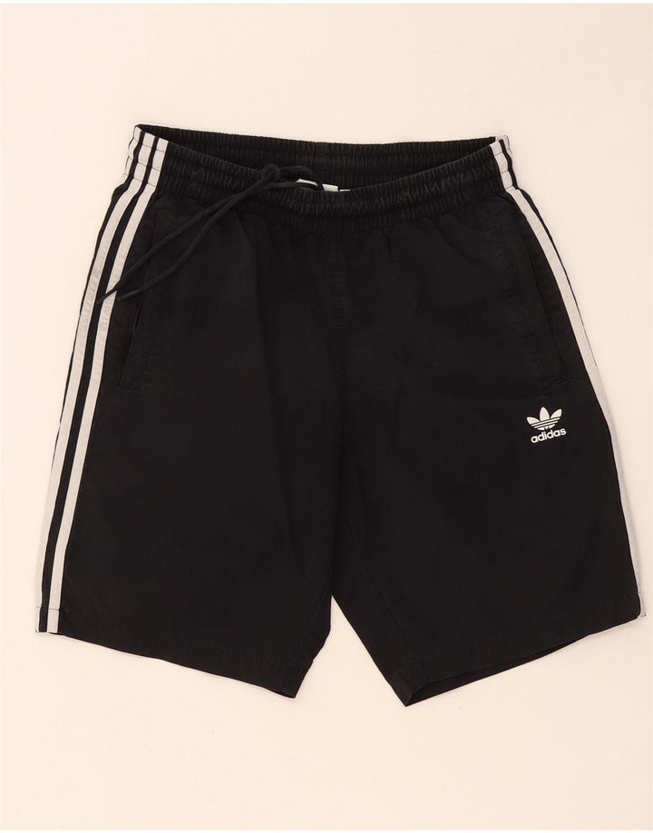 Pantaloni scurți sport pentru bărbați Adidas, poliester mediu negru
