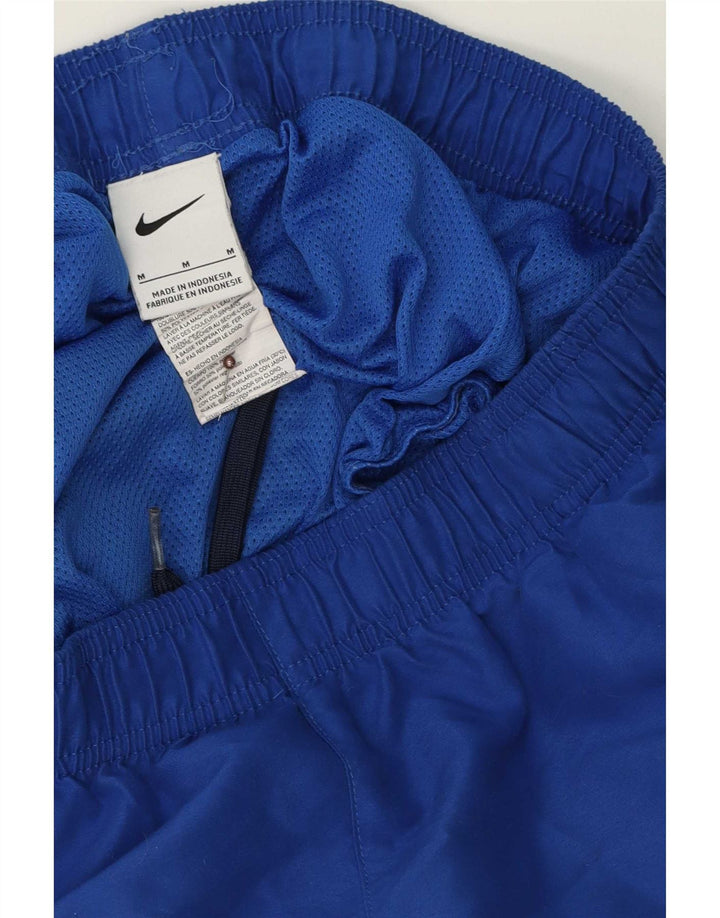 Pantaloni scurți sport Nike pentru bărbați, poliester albastru mediu