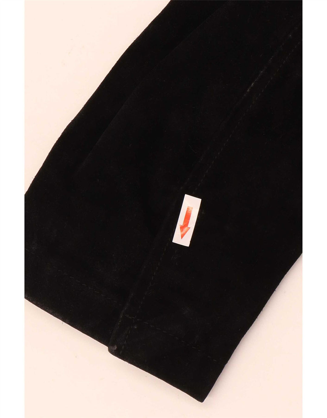 Jachetă de piele intoarsă pentru bărbați Sisley UK 38 Medium Black Leather
