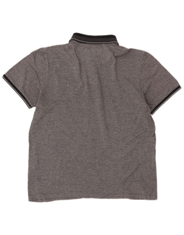 Tricou polo pentru bărbați TED BAKER Mărimea 5 XL bumbac cu pete gri