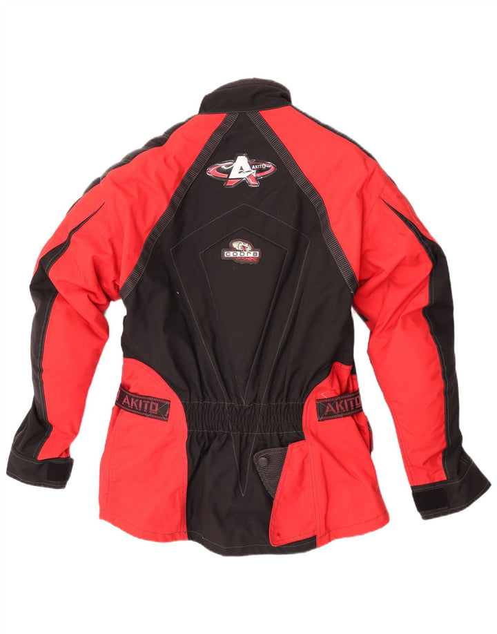 Jachetă pentru bărbați Akito Motorstyle Graphic Racer UK 36 Mic, negru, colorblock