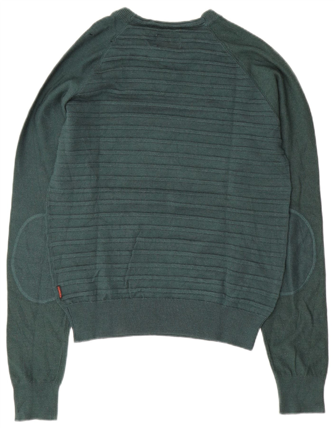 CARRERA Pulover cu gât de barcă pentru femei UK 14 Medium Green Dunge