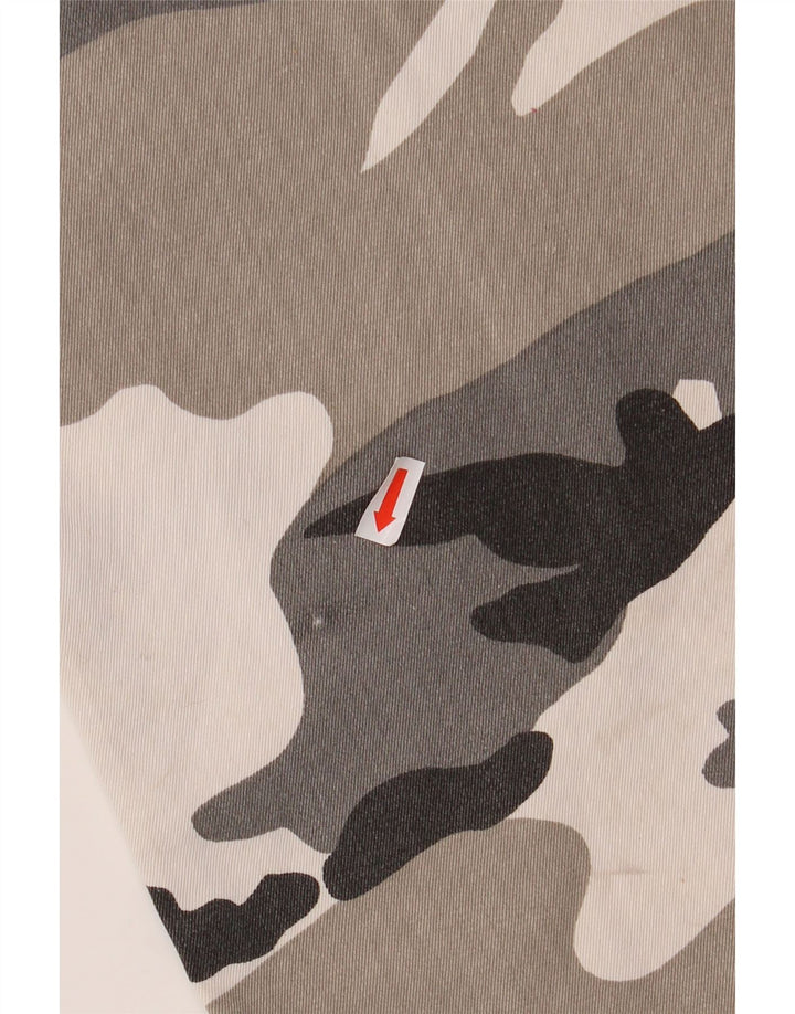 Pantaloni cargo obișnuiți pentru bărbați VINTAGE Mici L31.5 L32.5 Camuflaj gri