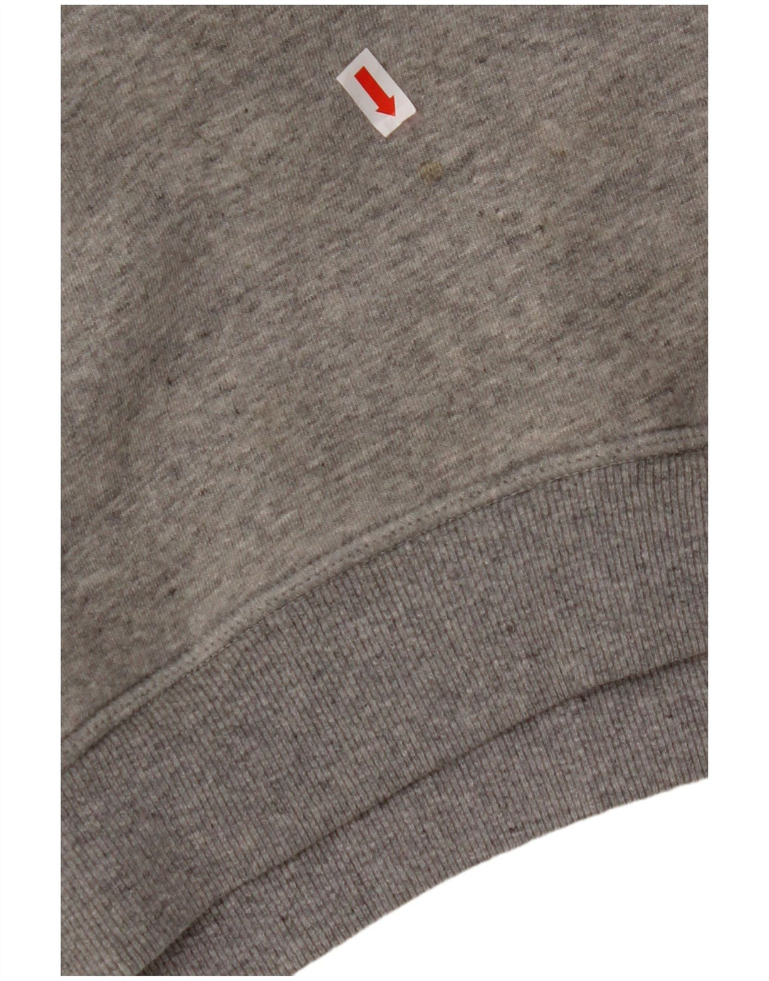 JACK WILLS Pulover supradimensionat pentru femei UK 10 Bumbac gri mic