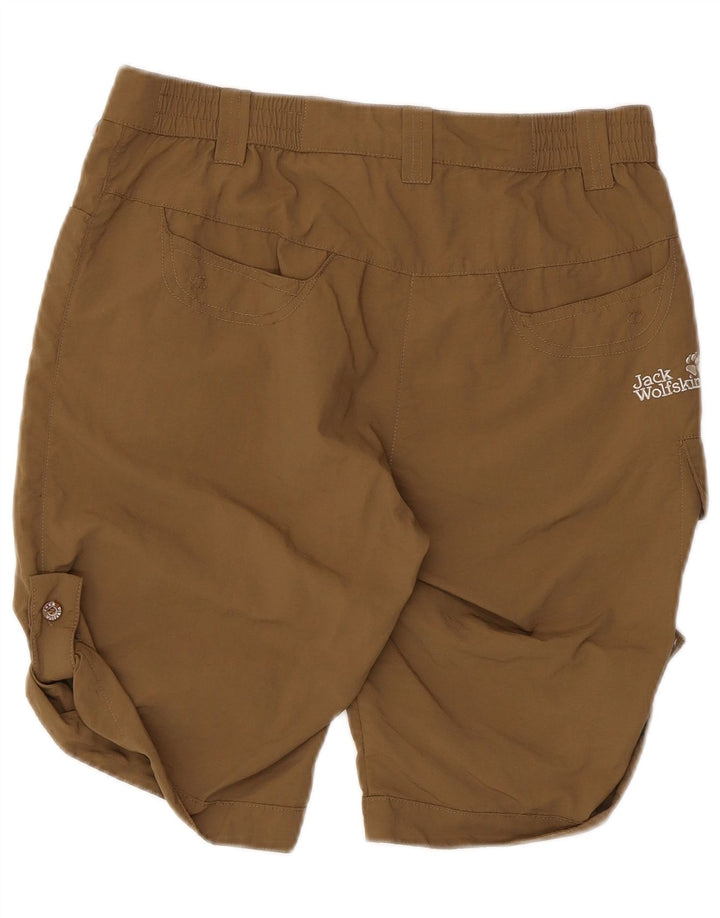 Pantaloni scurti cargo Jack Wolfskin pentru femei UK 8/10 Small W30 Bej Poliamidă
