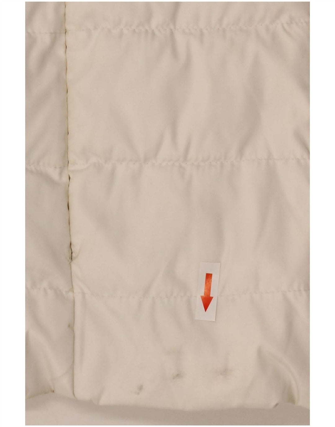 Jachetă căptușită cu glugă Superdry pentru femei UK 14, mare, alb, poliester