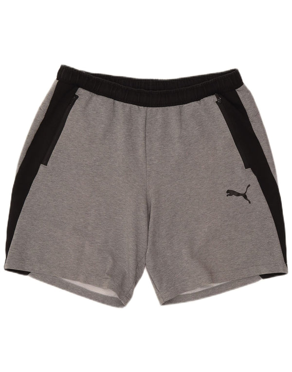 Pantaloni scurți sport Puma pentru bărbați XL, gri, blocuri de culoare