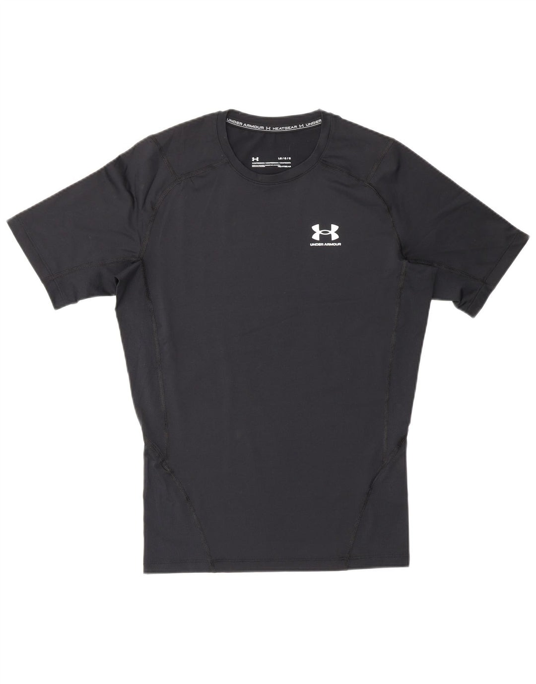 Tricou de compresie Under Armour pentru bărbați Top mare, negru, poliester sport