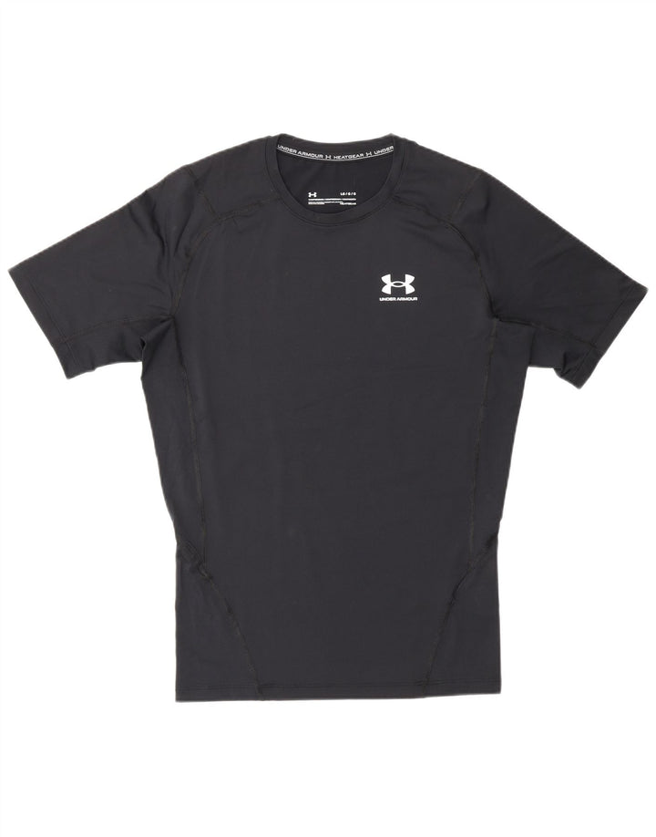 Tricou de compresie Under Armour pentru bărbați Top mare, negru, poliester sport