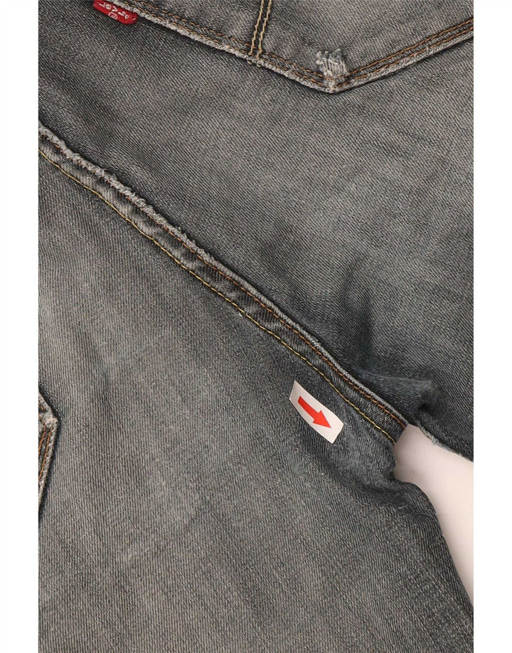 Pantaloni scurți Levi's 519 Slim Denim W38 XL bumbac gri