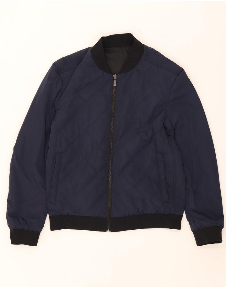Jachetă reversibilă pentru bărbați Hugo Boss UK 36 Poliamidă neagră mică