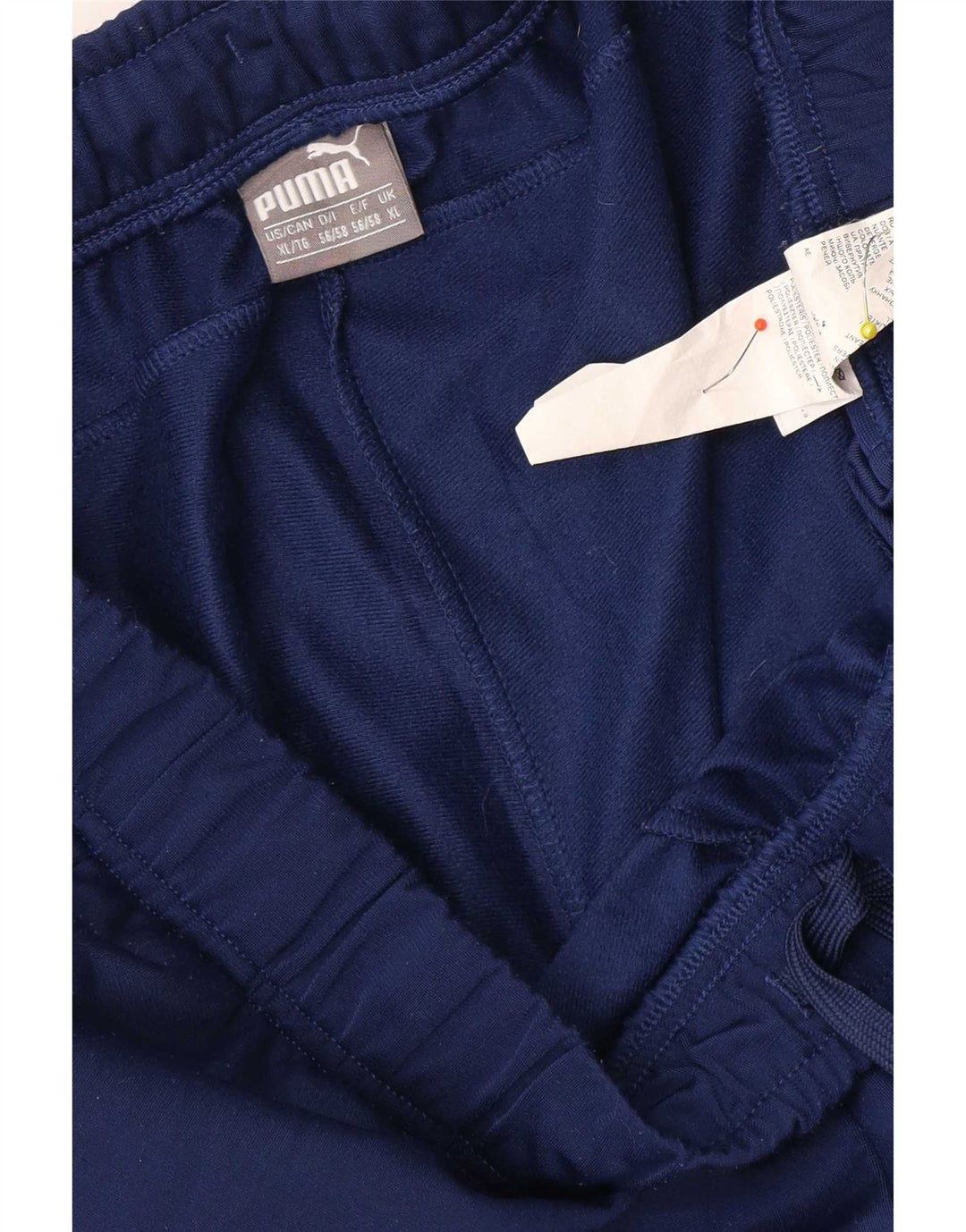 Puma Mens Tracksuit Trousers Joggers XL Blue Colourblock Polyester