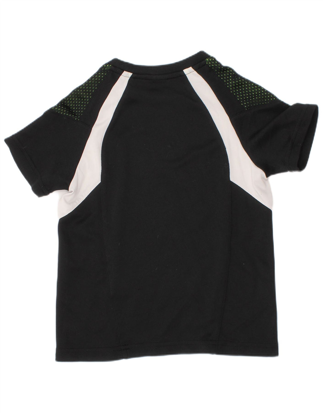 Tricou Puma pentru băieți Top 4-5 ani poliester negru color bloc