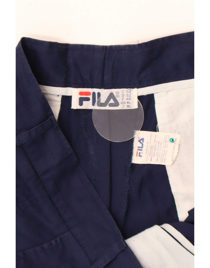 Pantaloni scurți chino pentru femei Fila W34, mari, albastru, bumbac