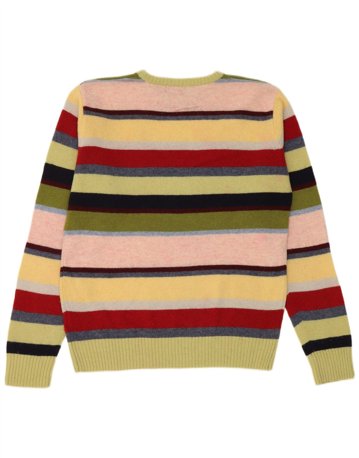 Pulover pentru bărbați Kappa cu gât crew, lână cu dungi mari, multicolore