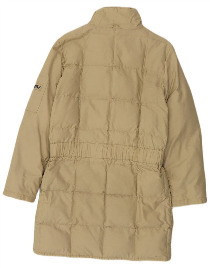 Palton căptușit supradimensionat pentru femei Woolrich UK 10 Nailon mic, bej
