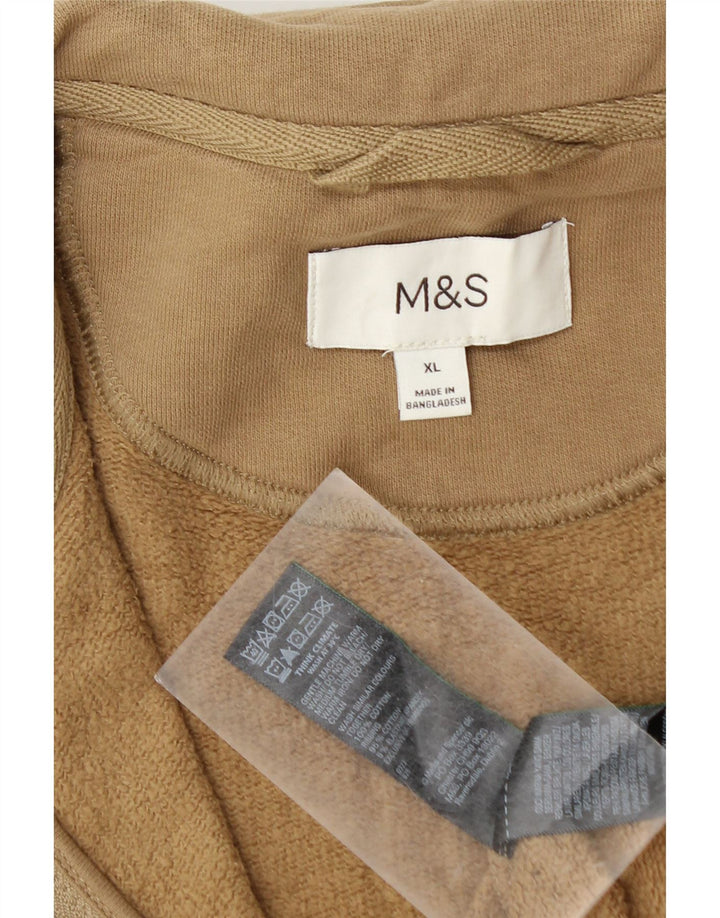 Jachetă de trening pentru bărbați Marks & Spencer, XL, bumbac, bej