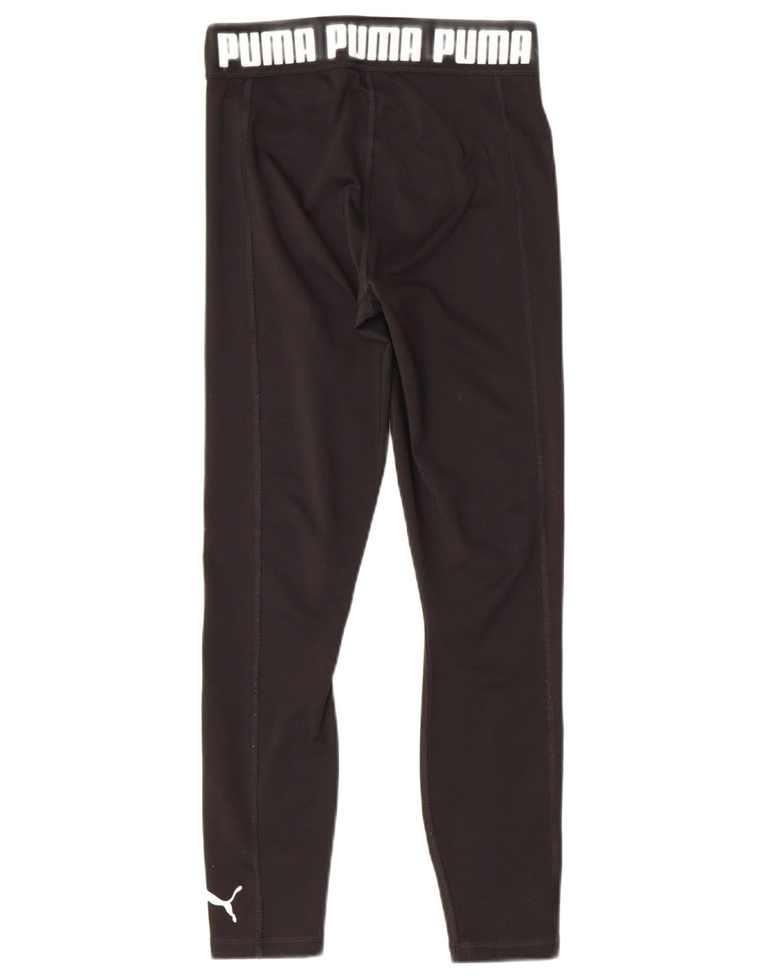 PUMA Womens Graphic Leggings UK 4 XS Black Polyester