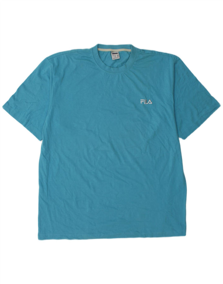 Tricou Bărbați FILA Top XL Bumbac Albastru