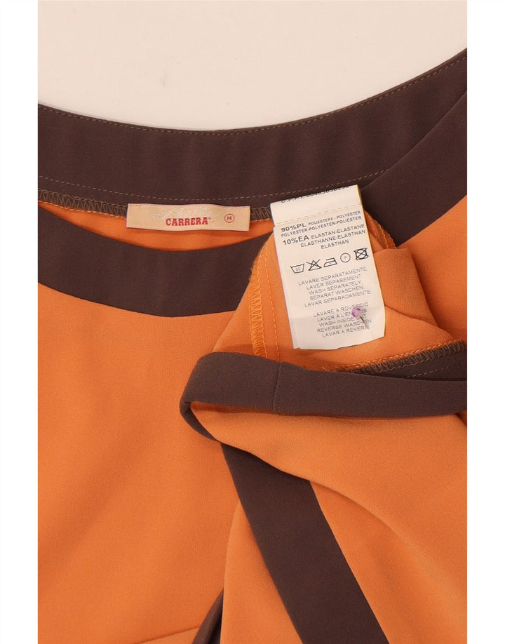 Bluză Crop Top pentru femei Carrera UK 10 Mic portocaliu din poliester