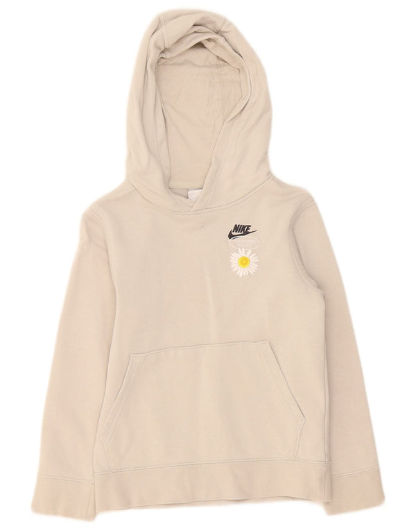Pulover Nike Fete Graphic Hanocă 8-9 Ani Mic Bej Floral Bumbac
