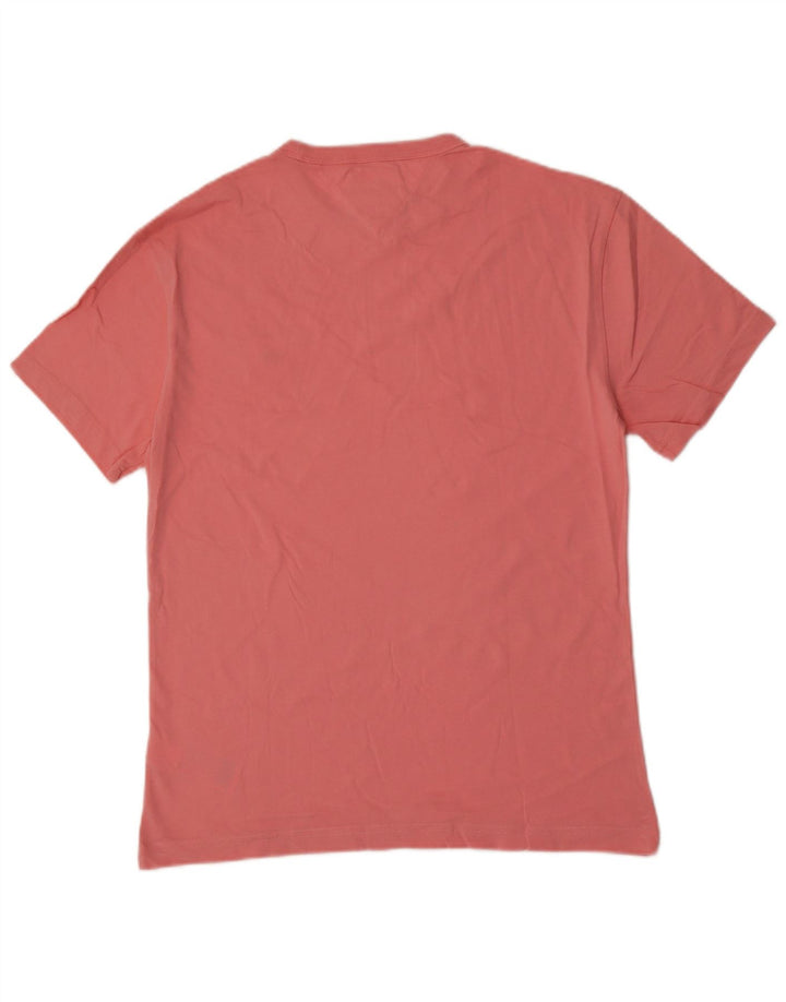 Tricou Tommy Hilfiger pentru bărbați Top mic din bumbac roz