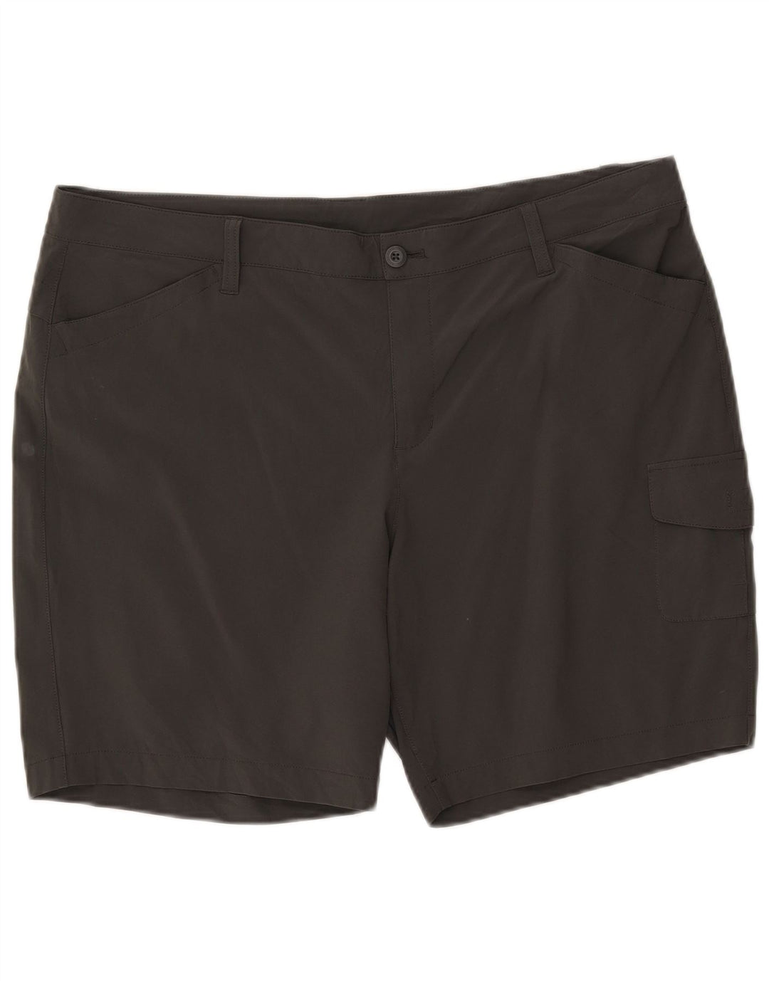 Pantaloni scurti cargo pentru femei Eddie Bauer US 18 2XL W40 poliester gri