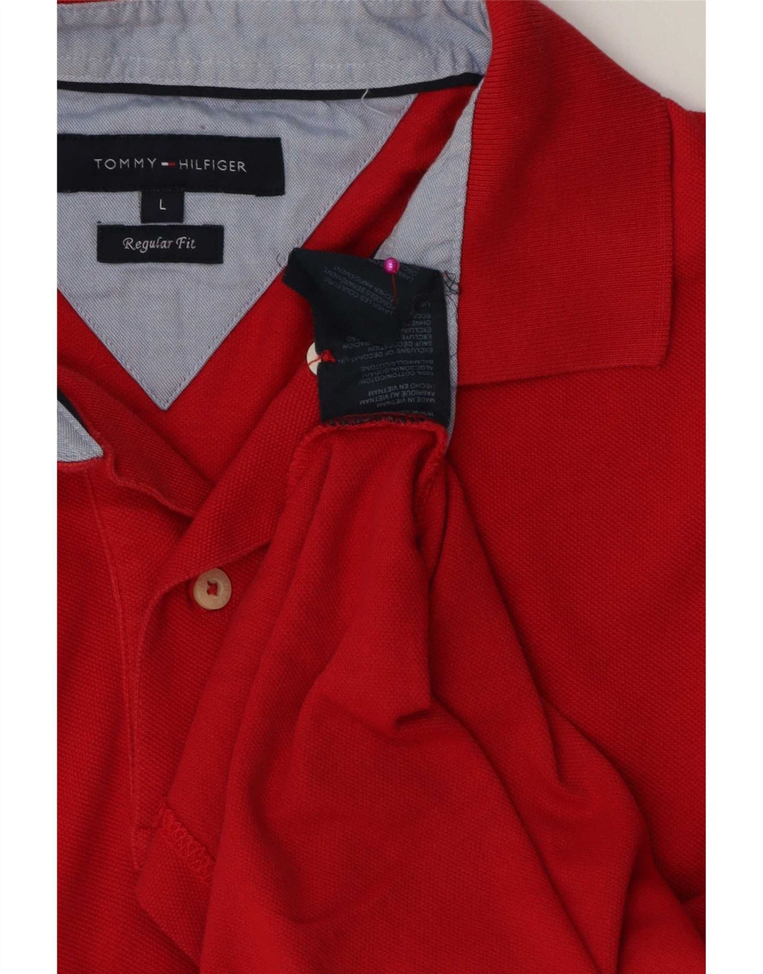 Tricou polo Tommy Hilfiger pentru bărbați, roșu, mare